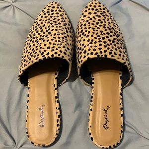 Cheetah Print Mule 8.5